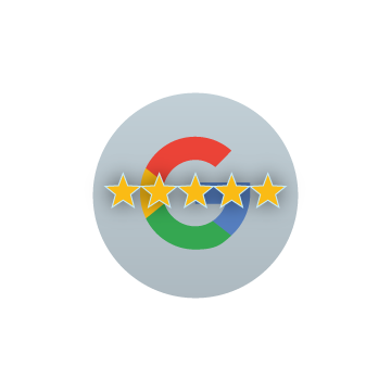Google 5-stars review icon